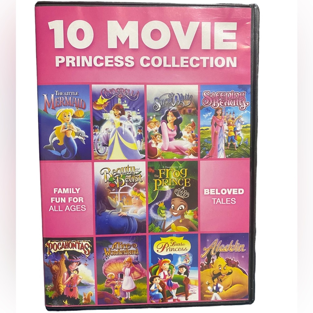 🎬 10 Princess Movies DVD 🎬
